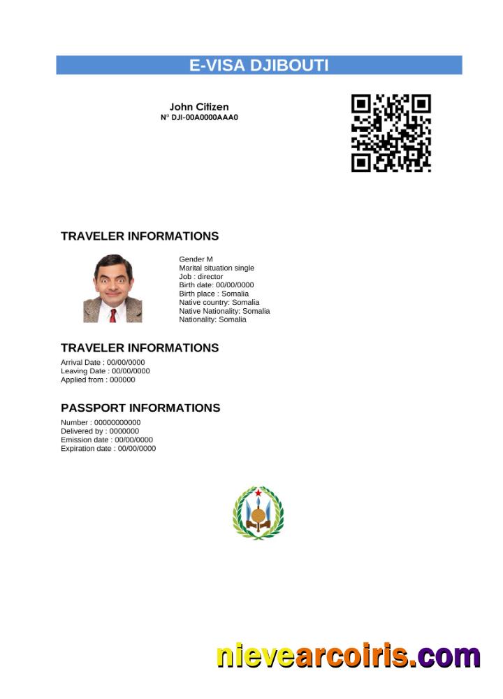 Djibouti e-visa